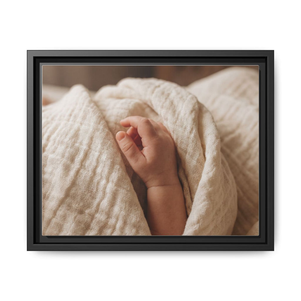 Framed Canvas - Minimalist Decor — Black / 1.25"