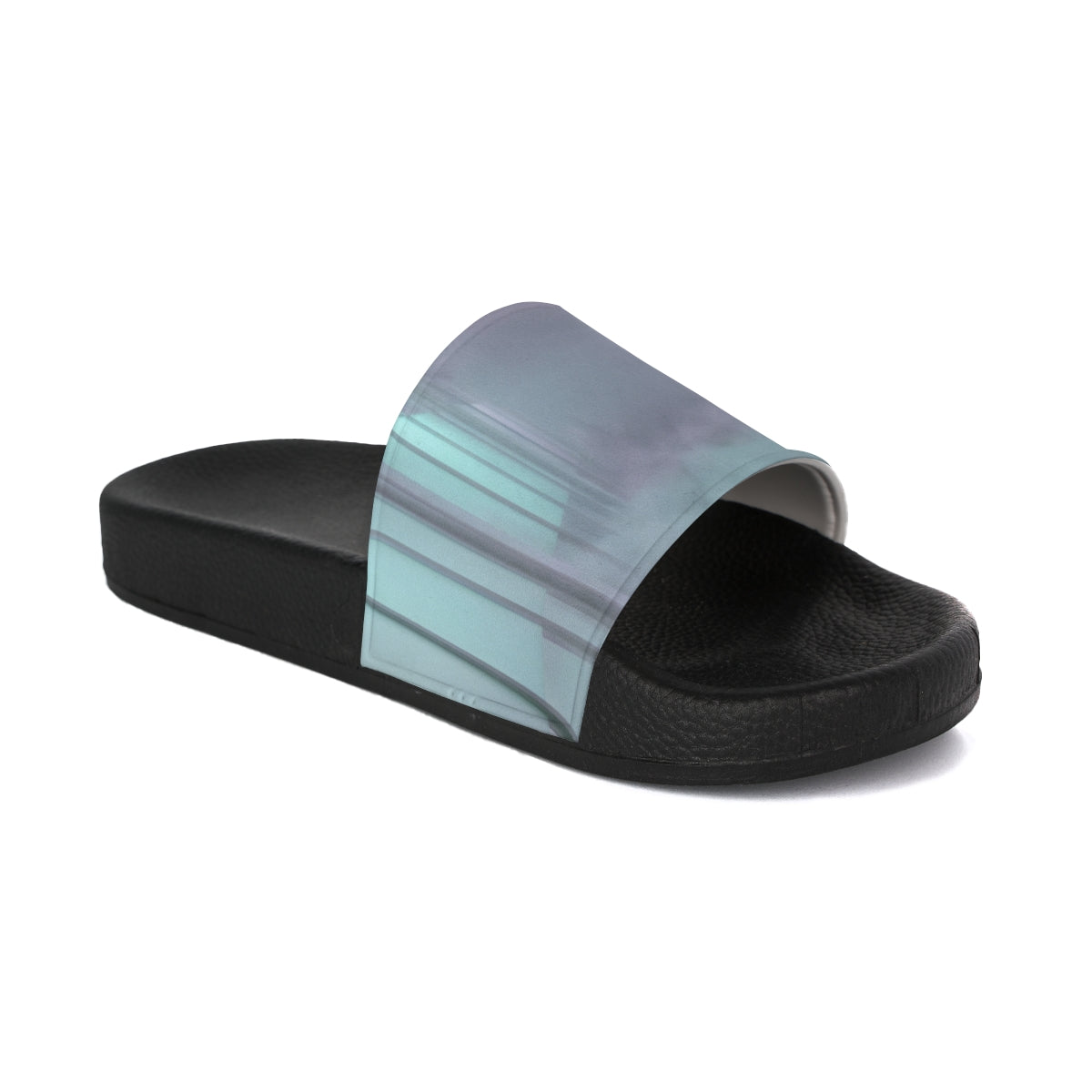 Women's Slide Sandals - Liminal Corridor Fog Art Print |...