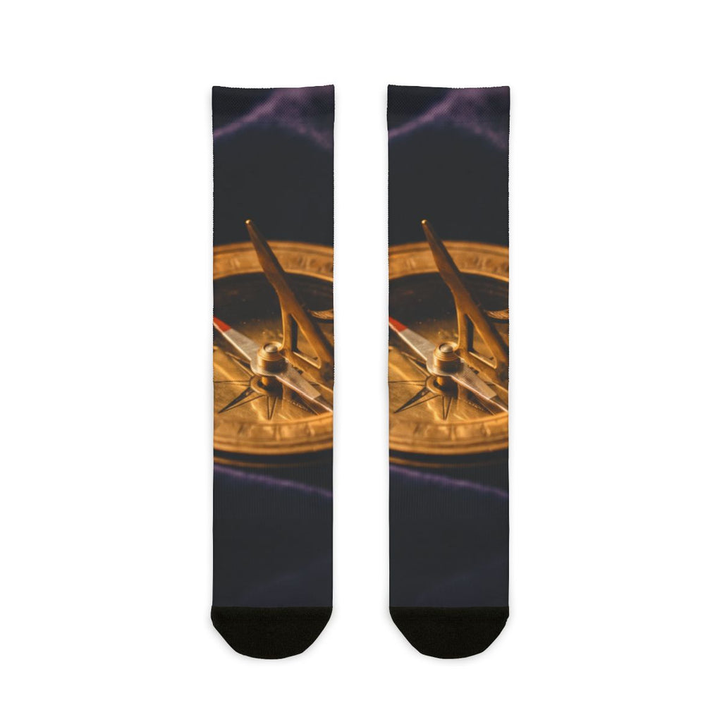 Sundial Compass Sublimation Crew Socks