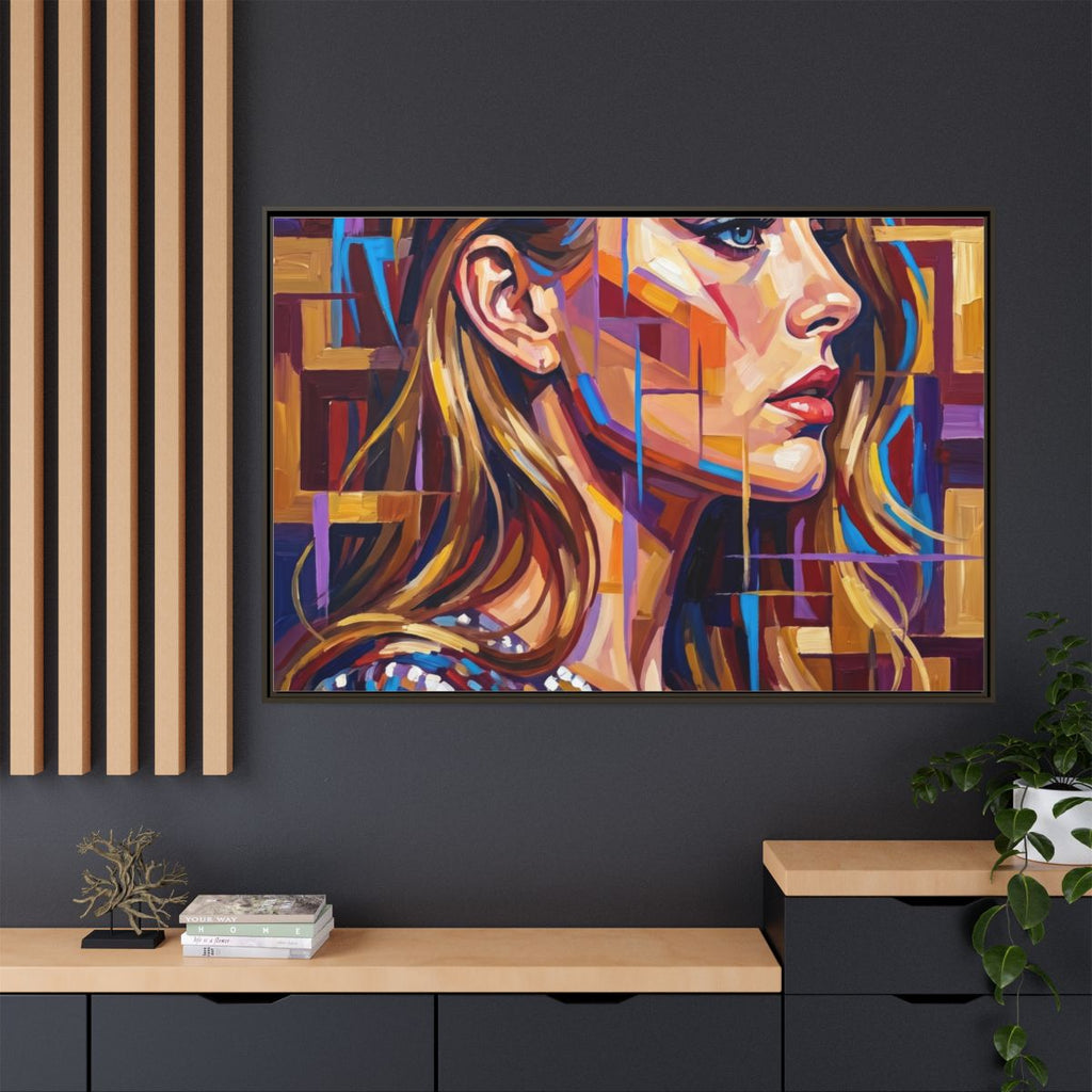 Framed Matte Canvas - Shattered Elegance (10×8, 12×9, 14×11...