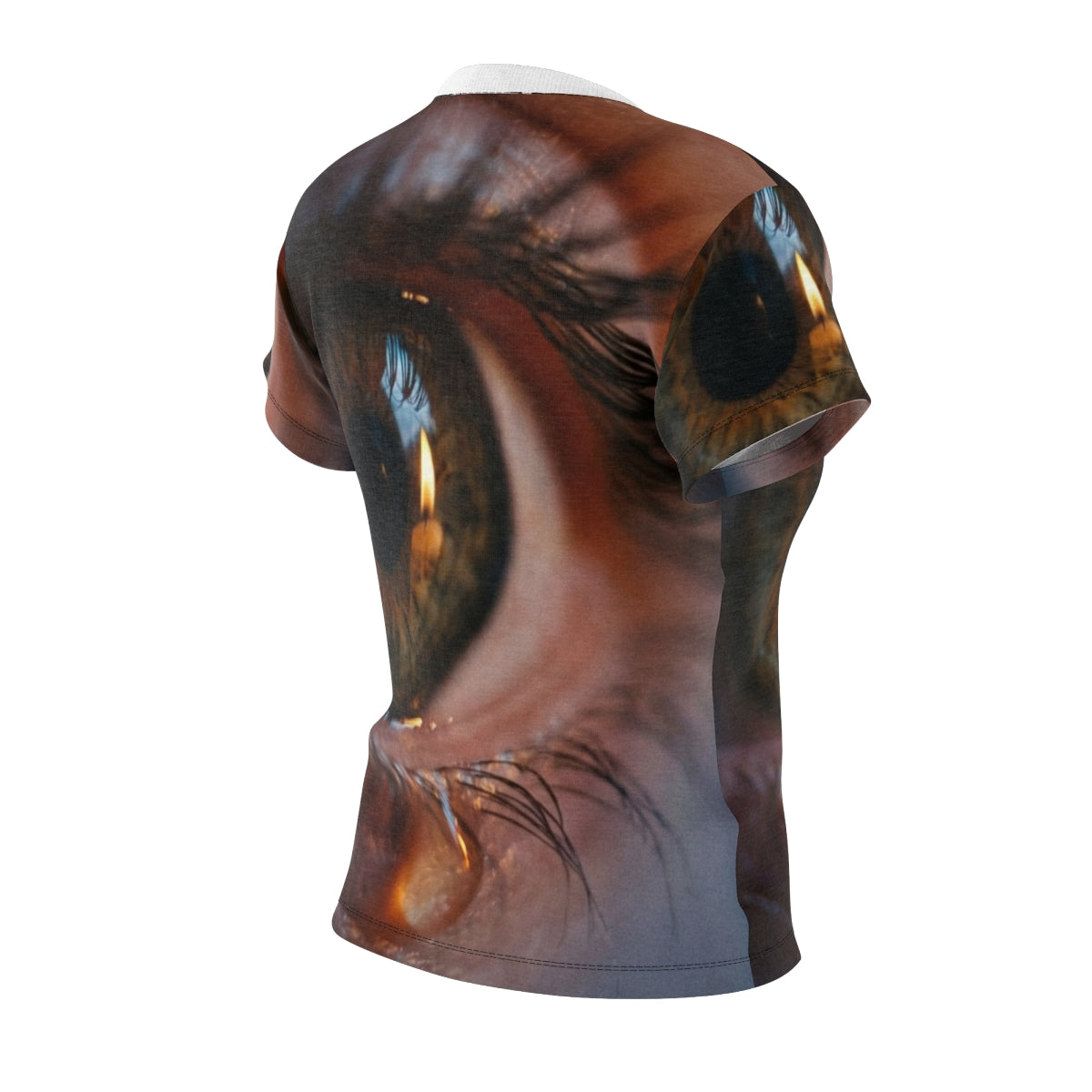 Women's Cut & Sew Tee - Amber Iris Reflection Fine Art Print...