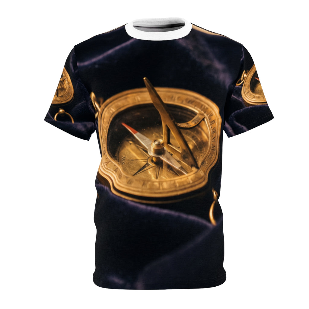 Sundial Compass Women's Unisex Cut and Sew Tee