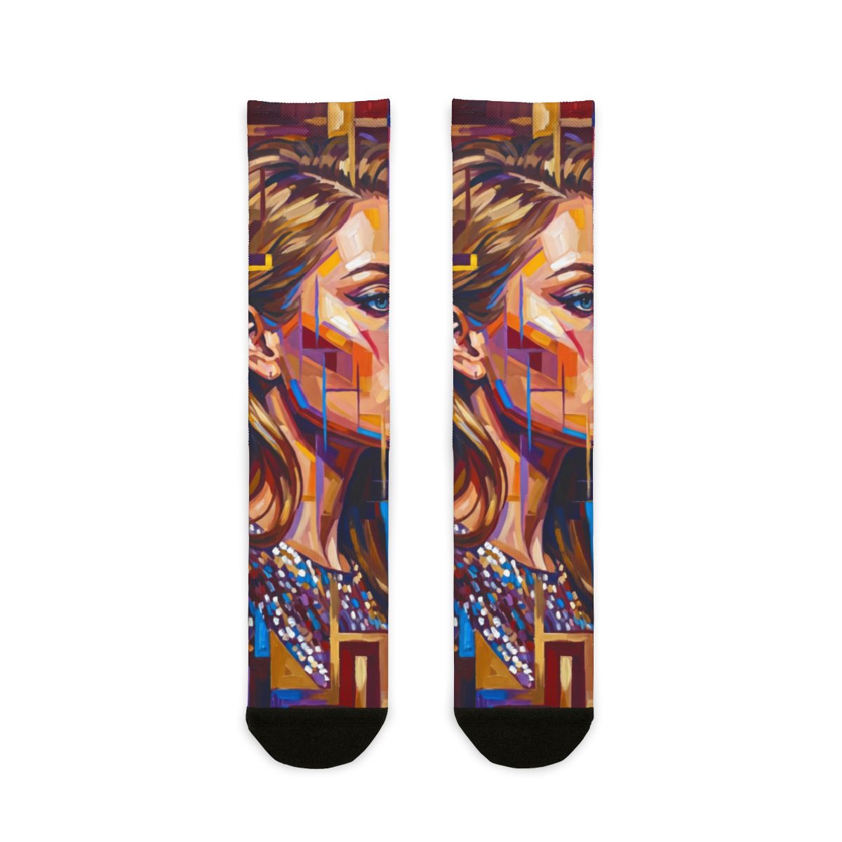 Sublimation Crew Socks - Shattered Elegance | Echovira...