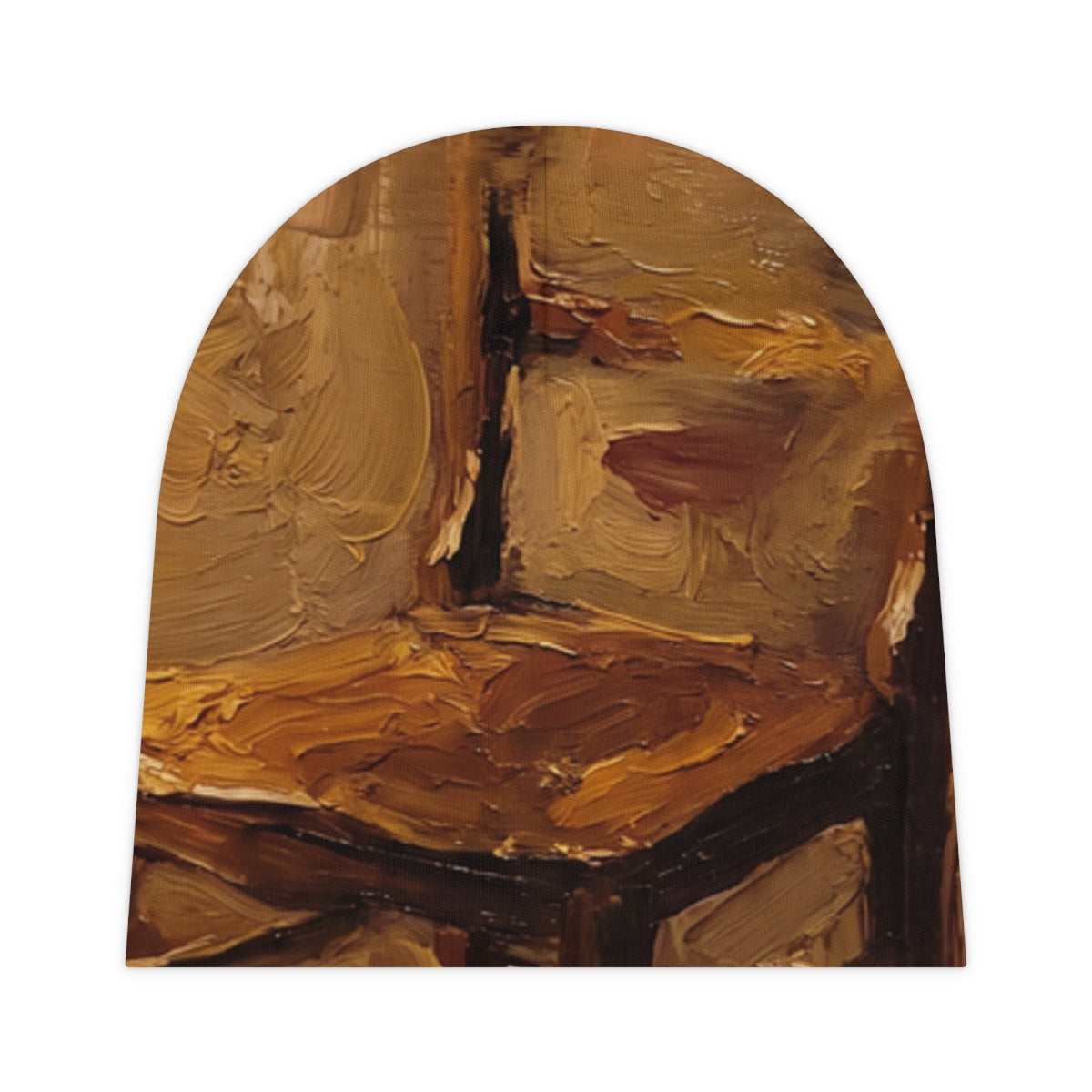 Baby Beanie with Solitary Chair Art