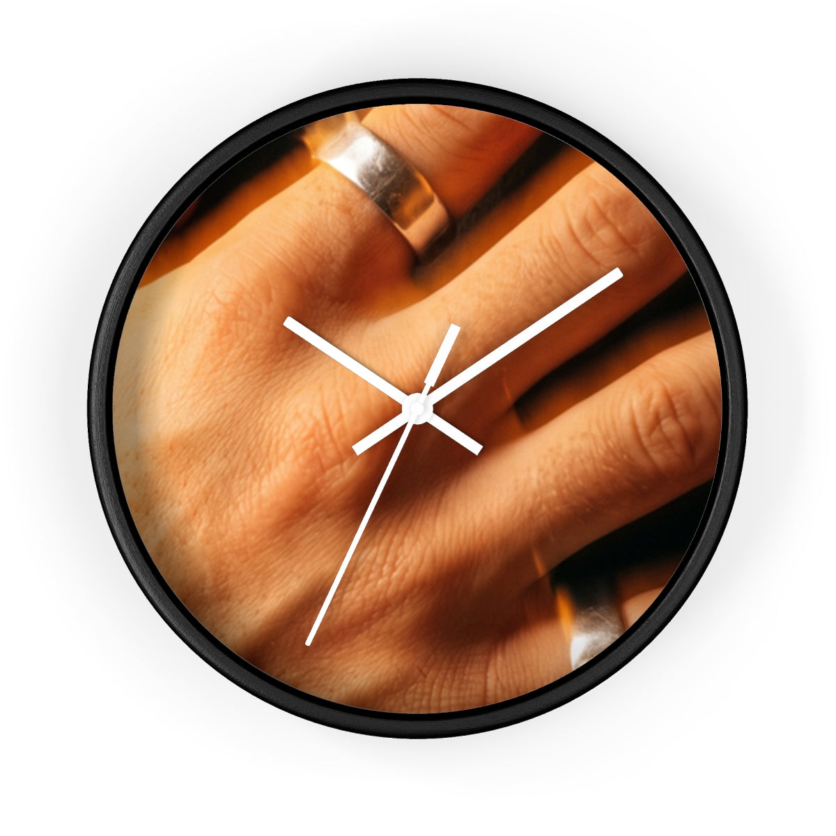 Wall Clock - Amber Pulse | Echovira Gallery