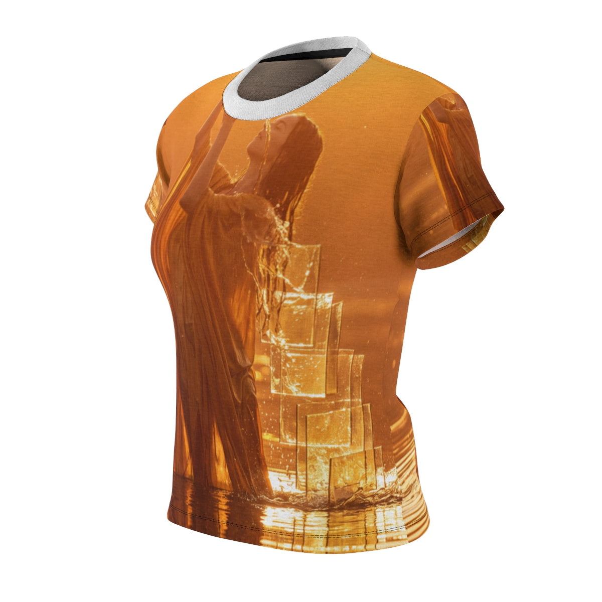 Women's Cut & Sew Tee Golden Water Ritual