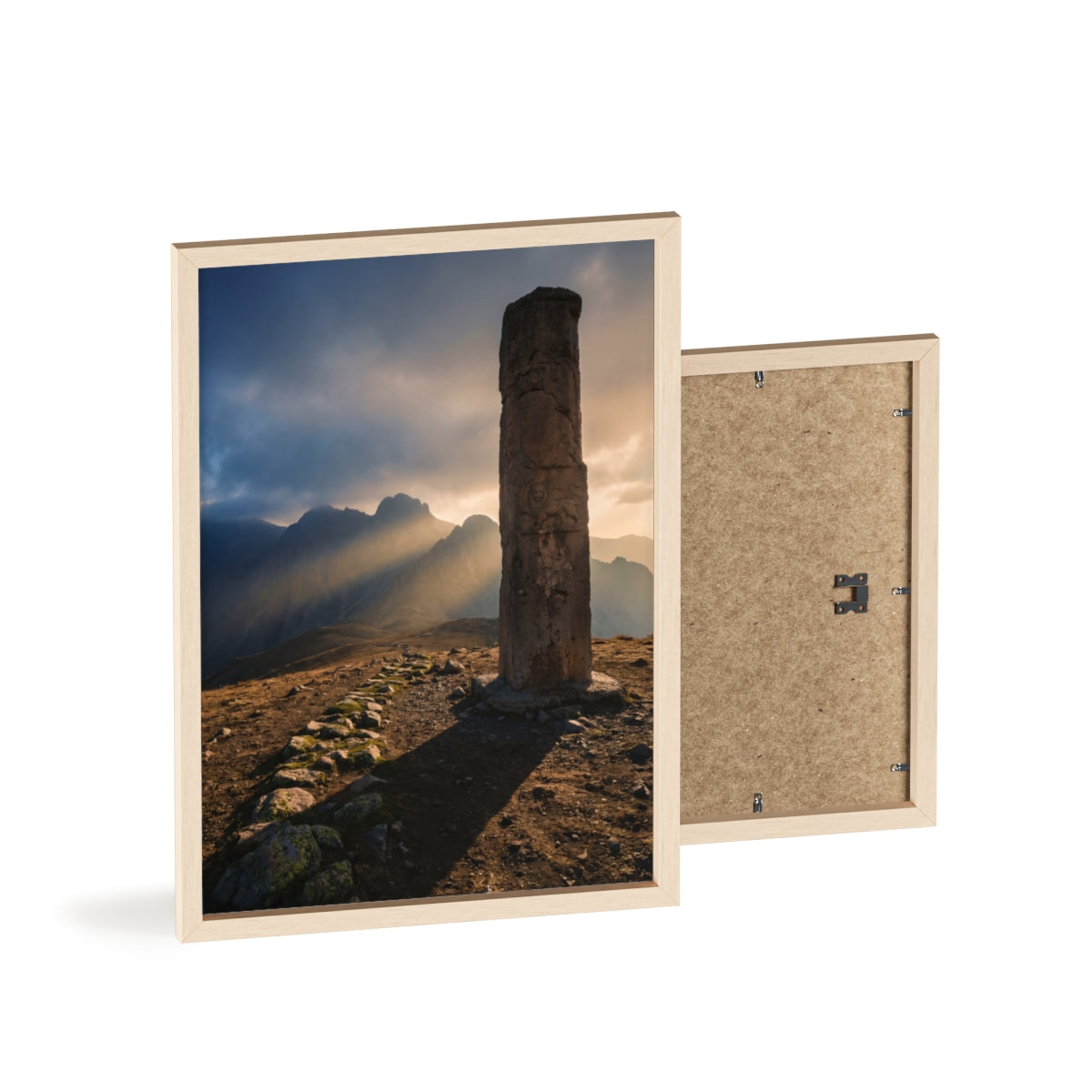 Wooden Frame Poster - Majestic Peak