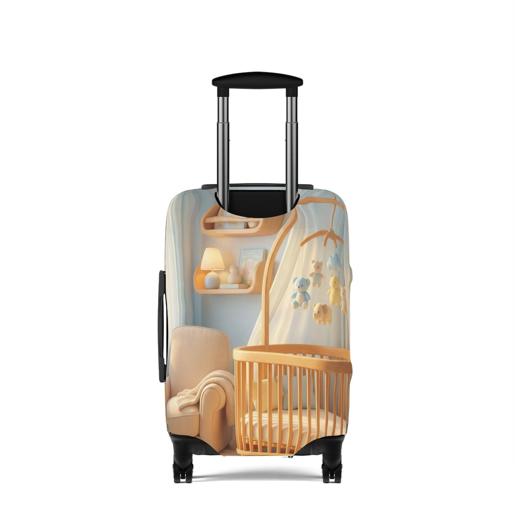 Cozy Aesthetic Luggage Cover - Safe Travels