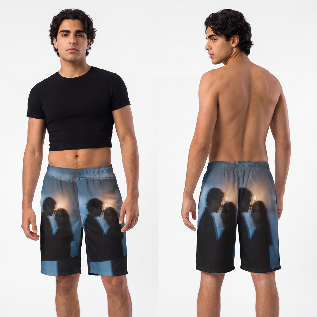 Men's Board Shorts - Midnight Shadow - Moody Resort wear |...