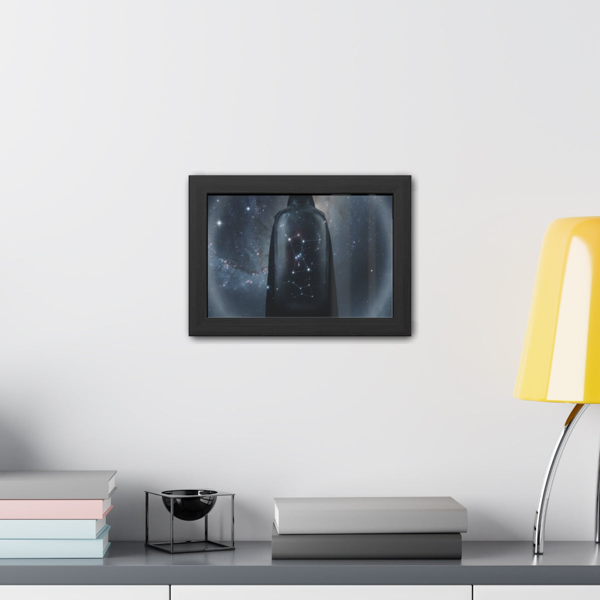 Framed Posters - Cosmic Sentinel Orion Constellation Art —...