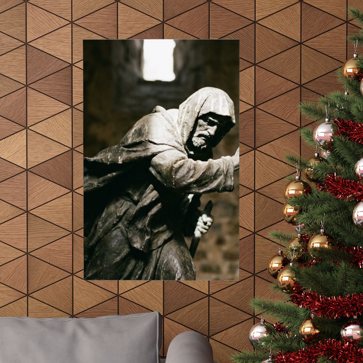 Matte Vertical Poster - Mystic Pilgrim (8×10 & 36×54) |...