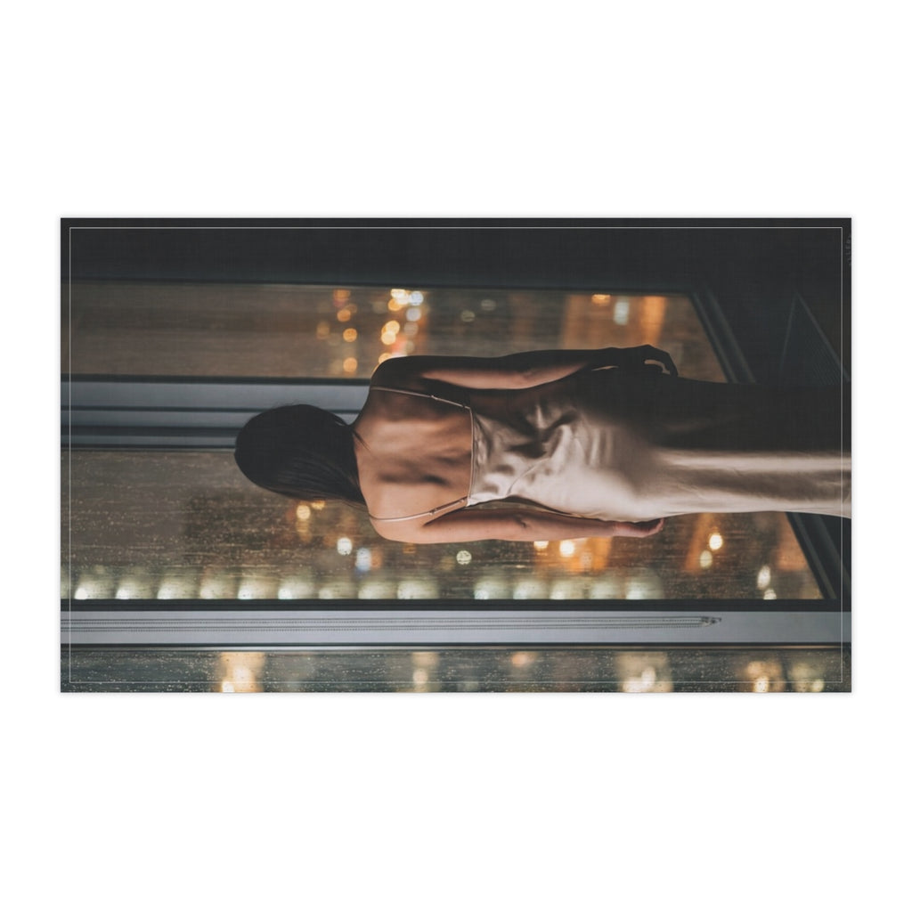 Tea Towels (Cotton, Poly) - Shimmering City | Echovira...