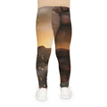 Kids Leggings with Desert Sunset Art
