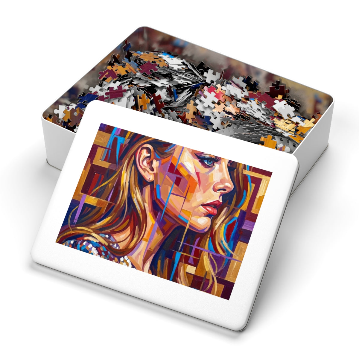 Jigsaw Puzzle with Tin - Shattered Elegance (30, 110, 252......