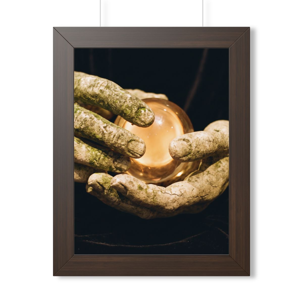 Framed Vertical Poster - Ancient Sight — Walnut (11×14... |...