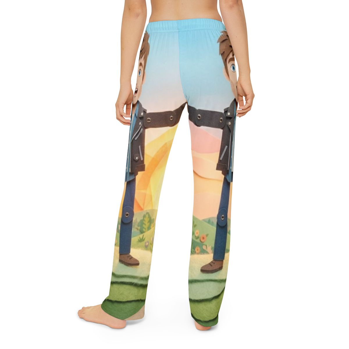 Kids Lounge Pants - Sunny Meadow Chill | Echovira Gallery