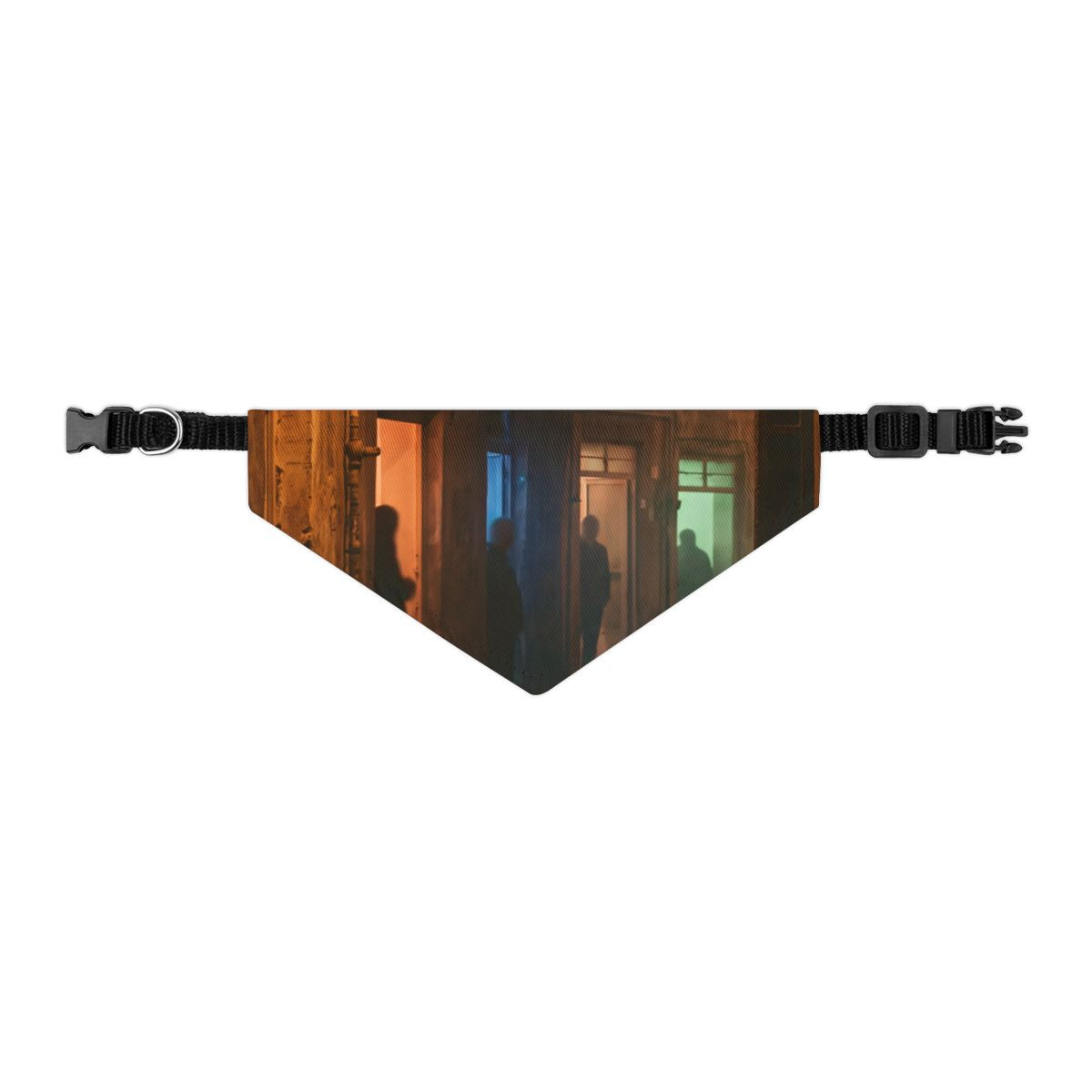 Pet Bandana Collar - Shadowed Alleyway Mystery Art Print |...