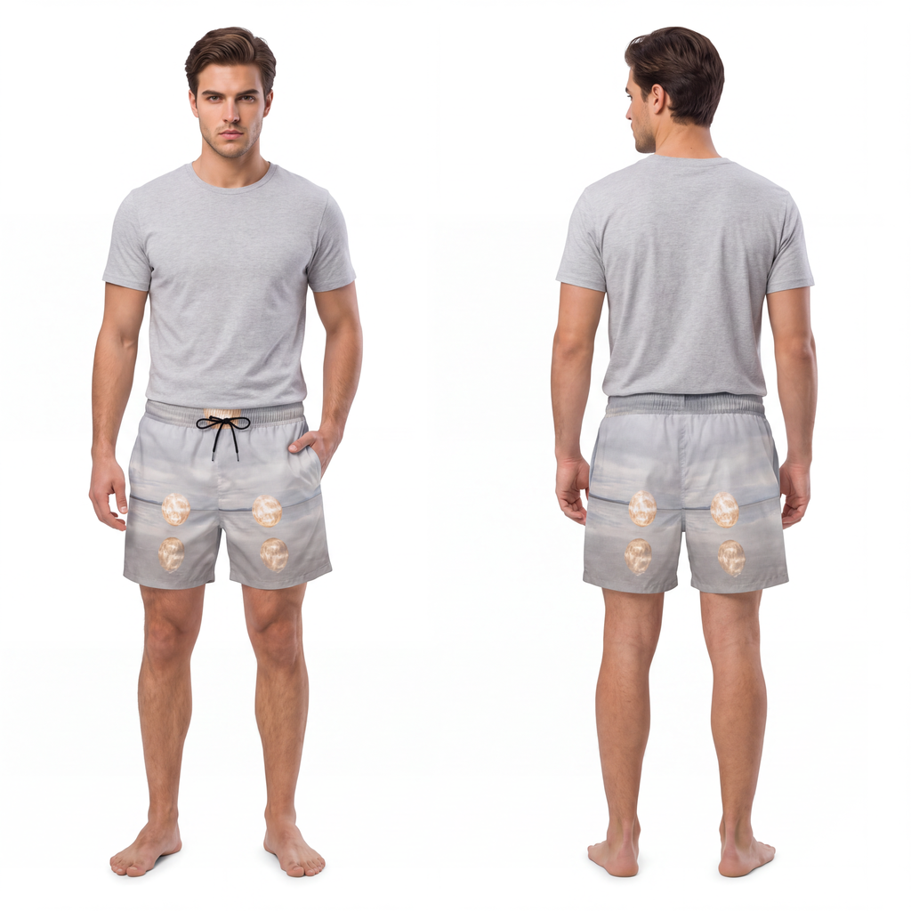 Men's Mid-Length Swim Shorts - Horizon | Echovira Gallery