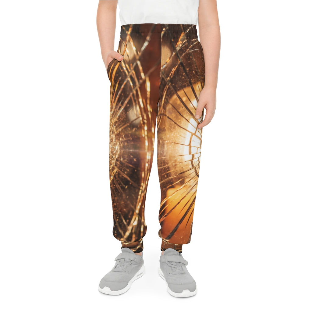 Youth Joggers - Shattered Glass Golden Glow | Echovira...