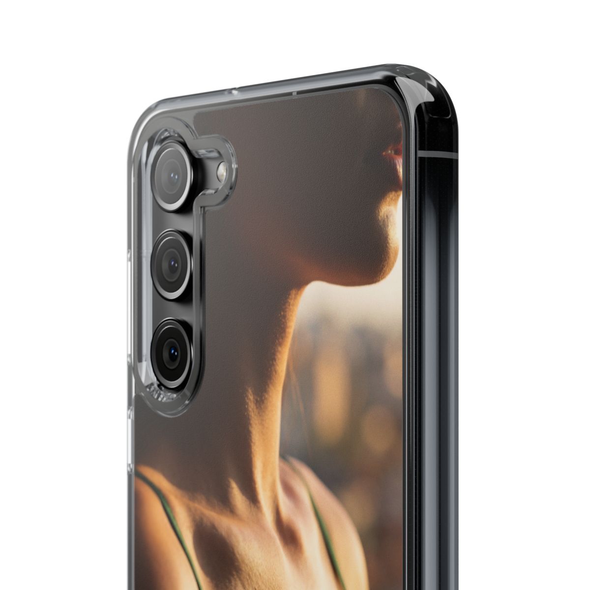 Clear Impact-Resistant Cases - Clear Phone Case - Emerald...