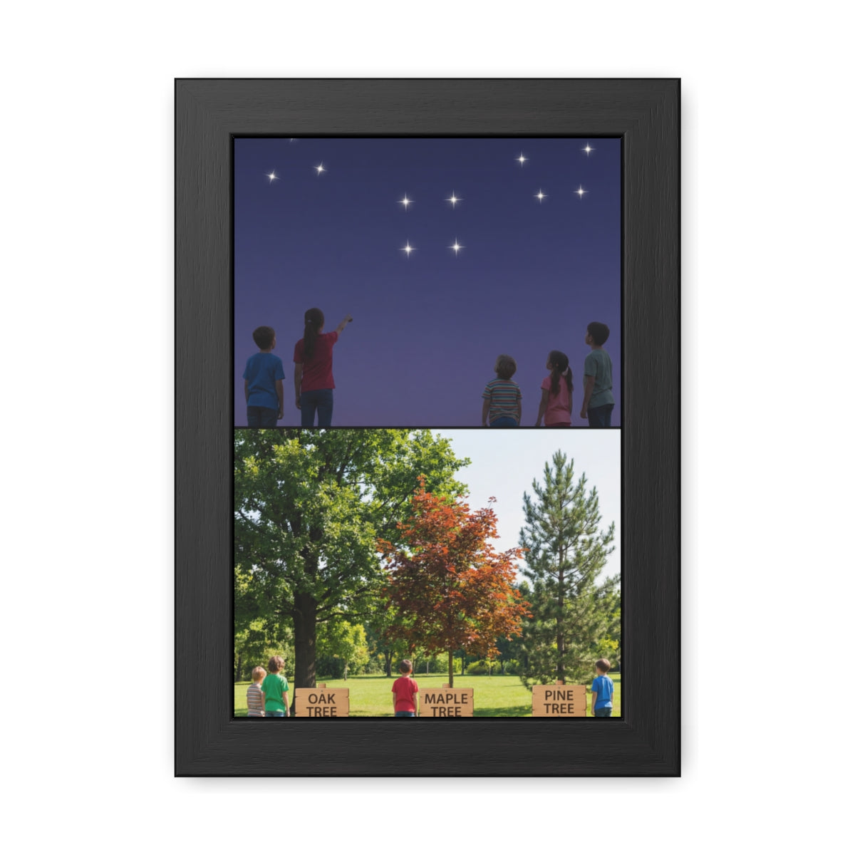 Framed Poster - Little Explorer — Portrait