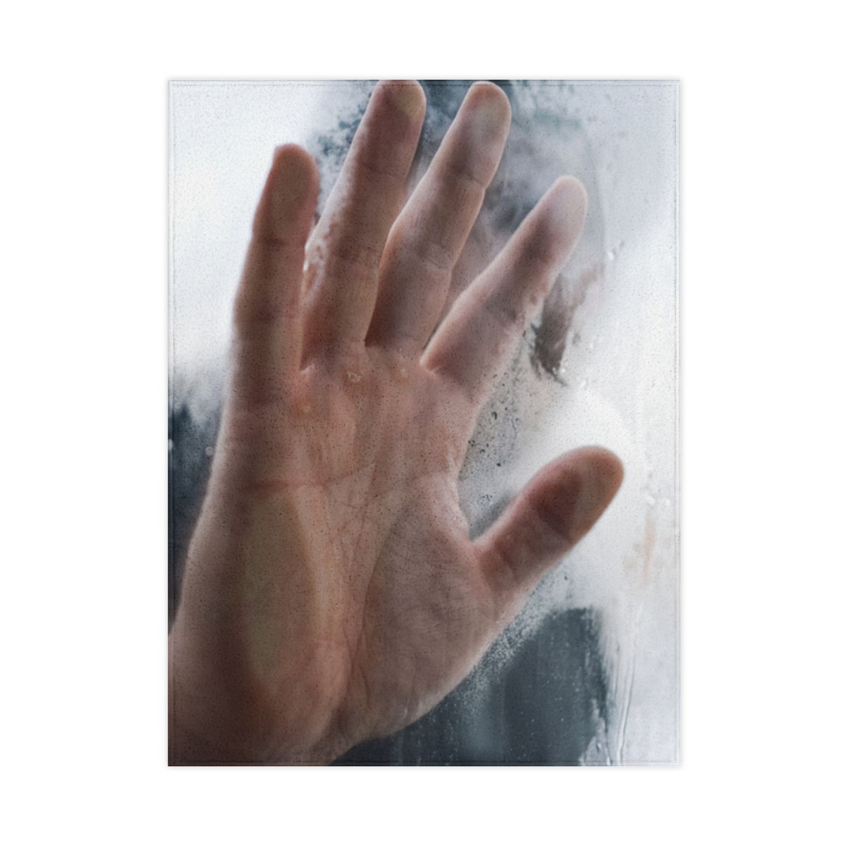 Steamy Glass Hand Art Toddler Blanket