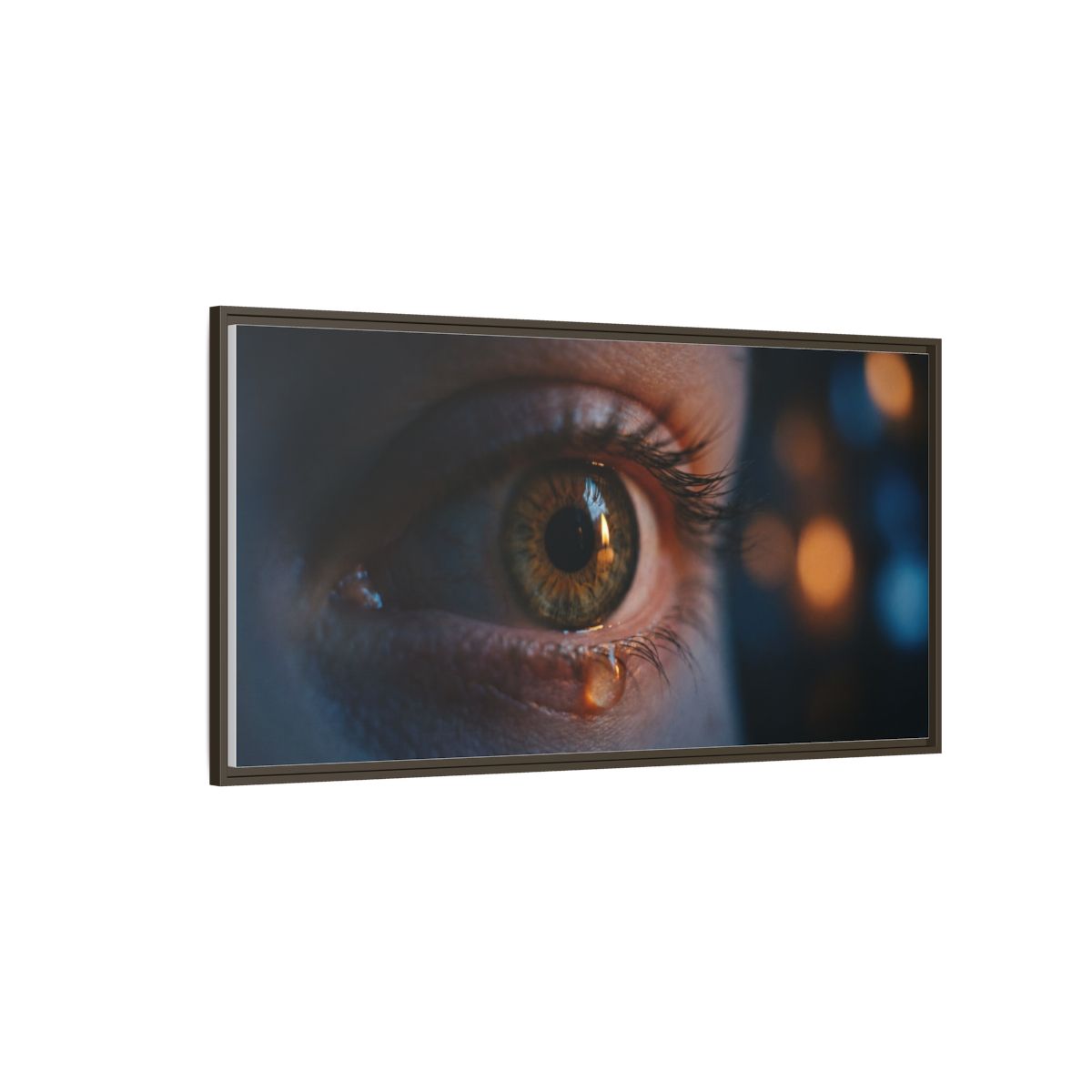 Framed Matte Canvas - Mystic Eye — Espresso / 1.25"