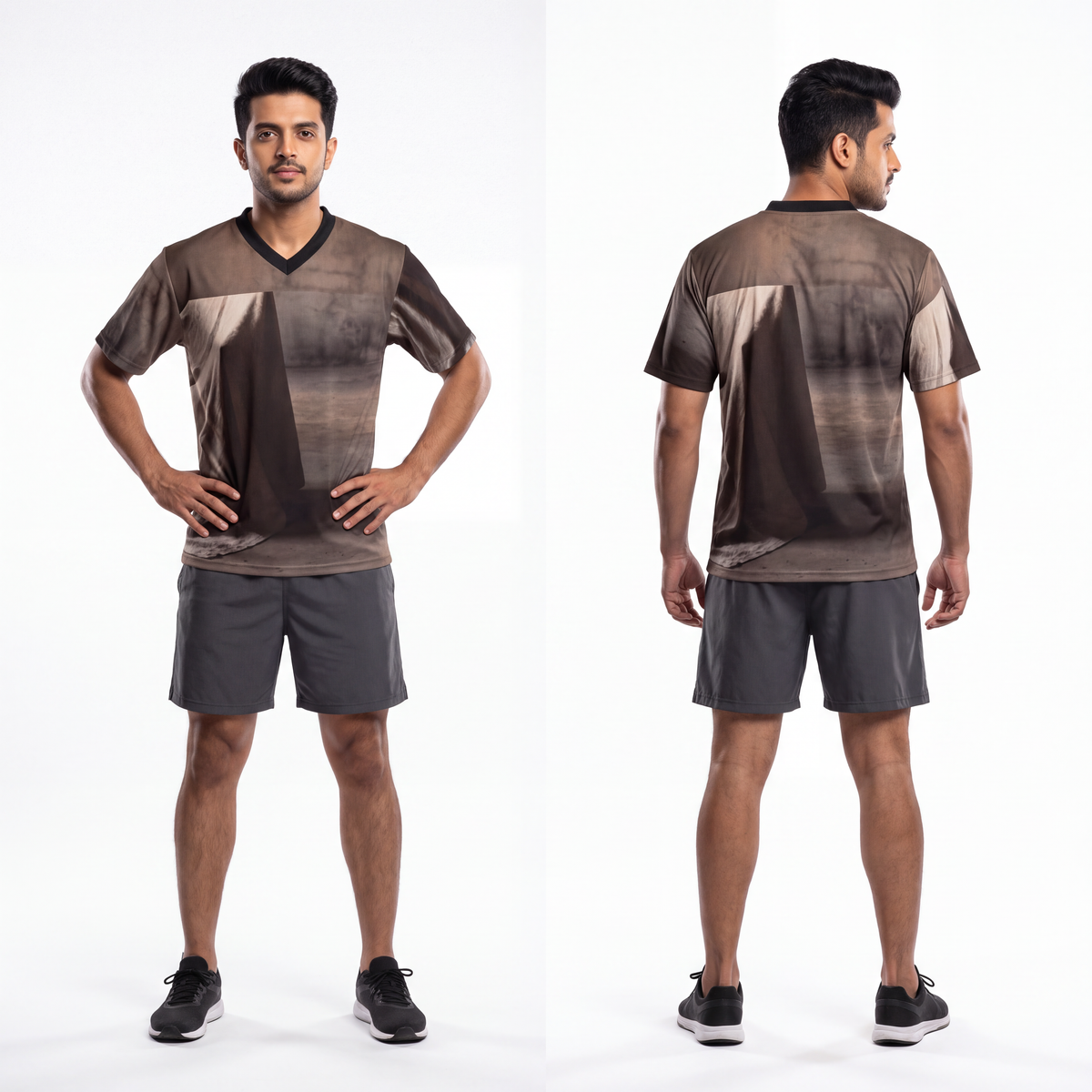Men's Unisex Football Jersey - Silent Chamber Shadowed Chair...