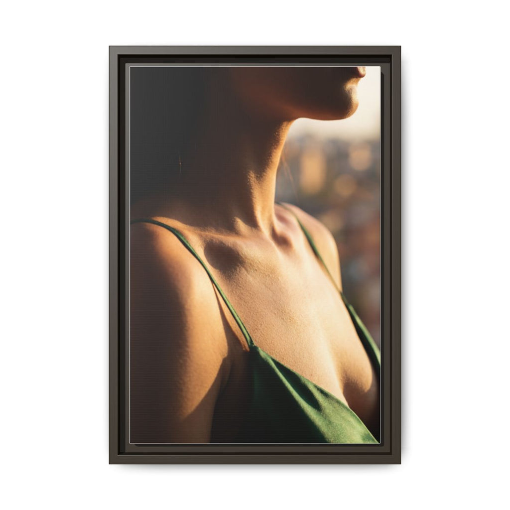 Framed Matte Canvas - Sunlit Muse