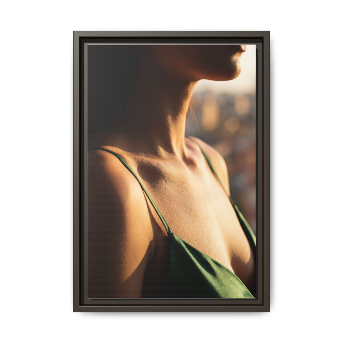 Framed Matte Canvas - Sunlit Muse