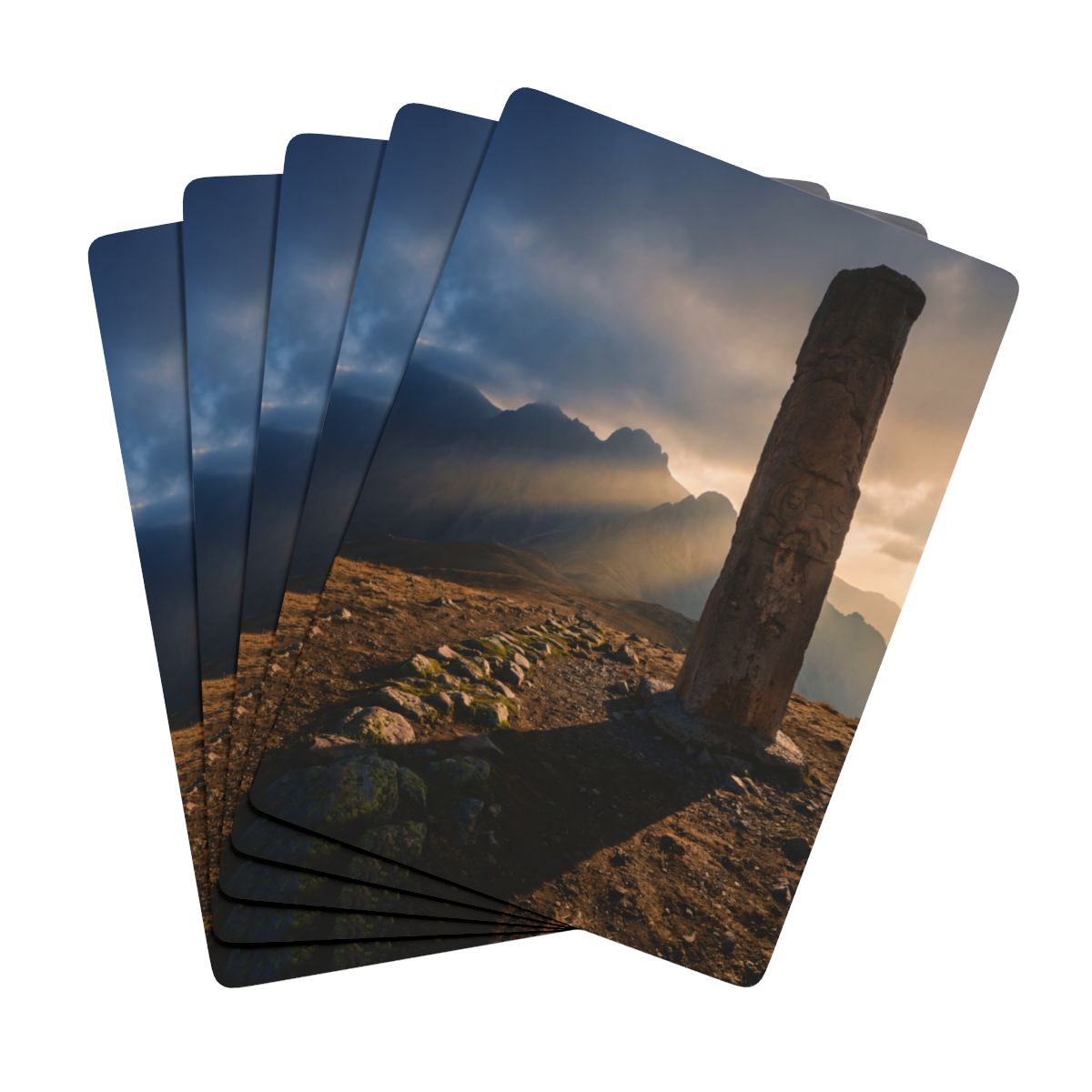 Poker Playing Cards - Mystic Sun