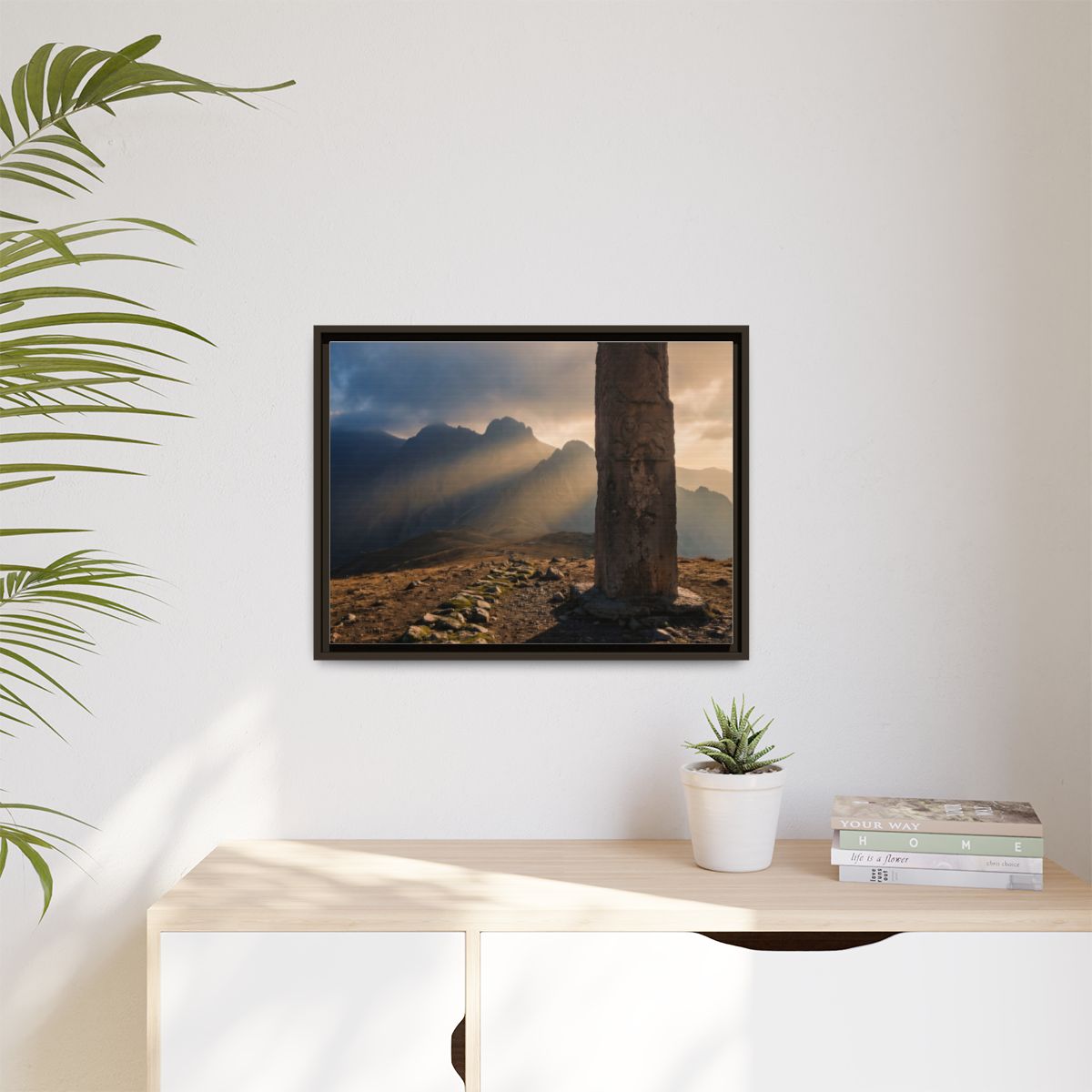 Matte Canvas, Framed - Mystic Monolith Ancient Persian... |...