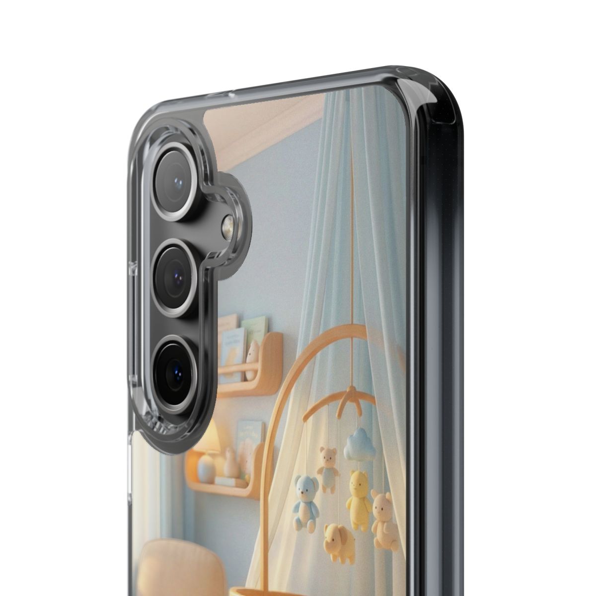 Clear Impact-Resistant Cases - Soft Blue Clear Phone Case...