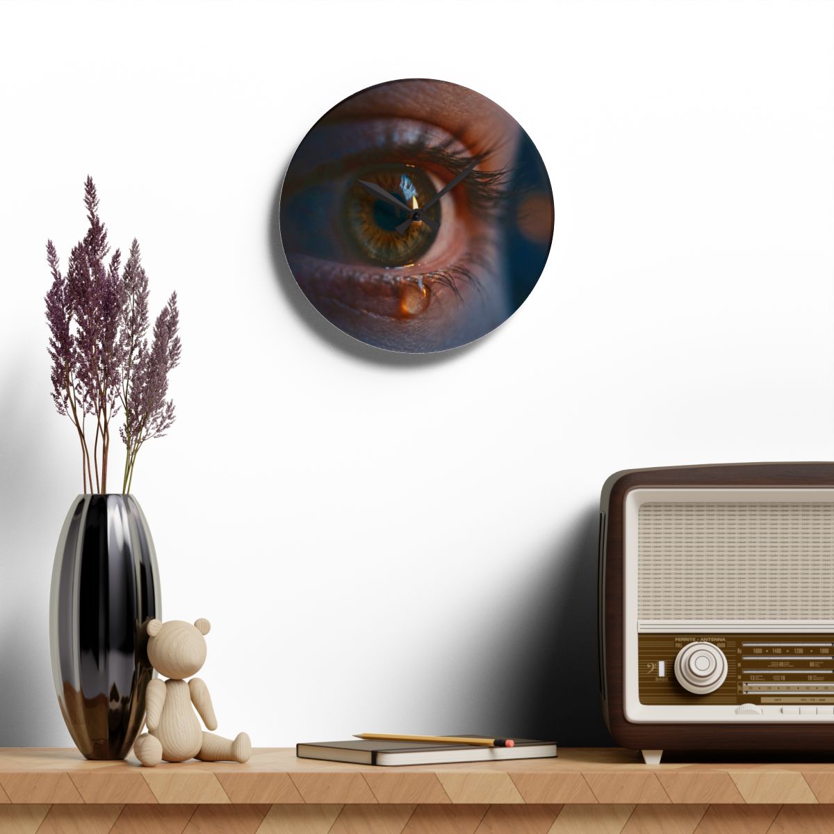 Acrylic Wall Clock - Timeless Emotion