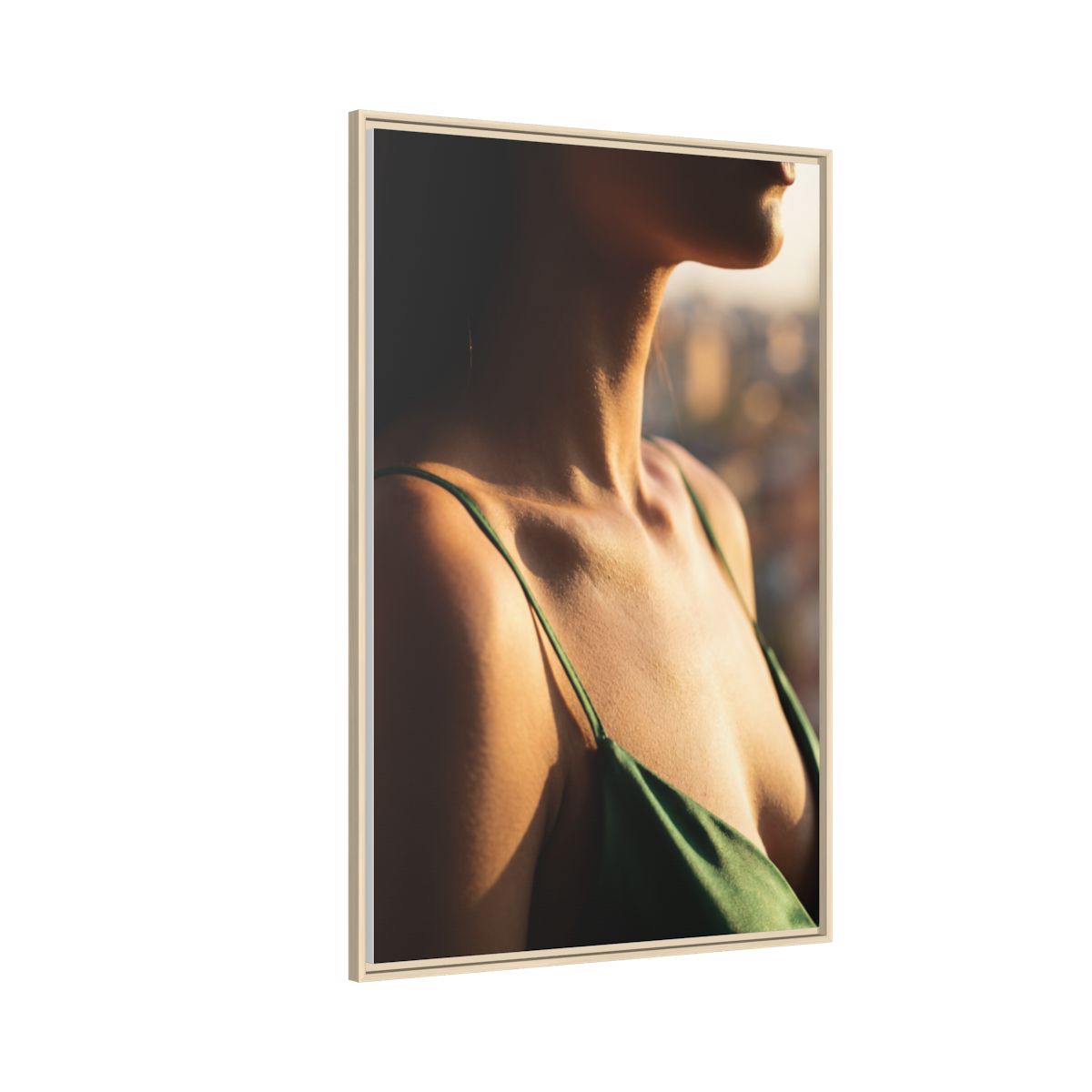 Framed Matte Canvas - Sunlit Muse