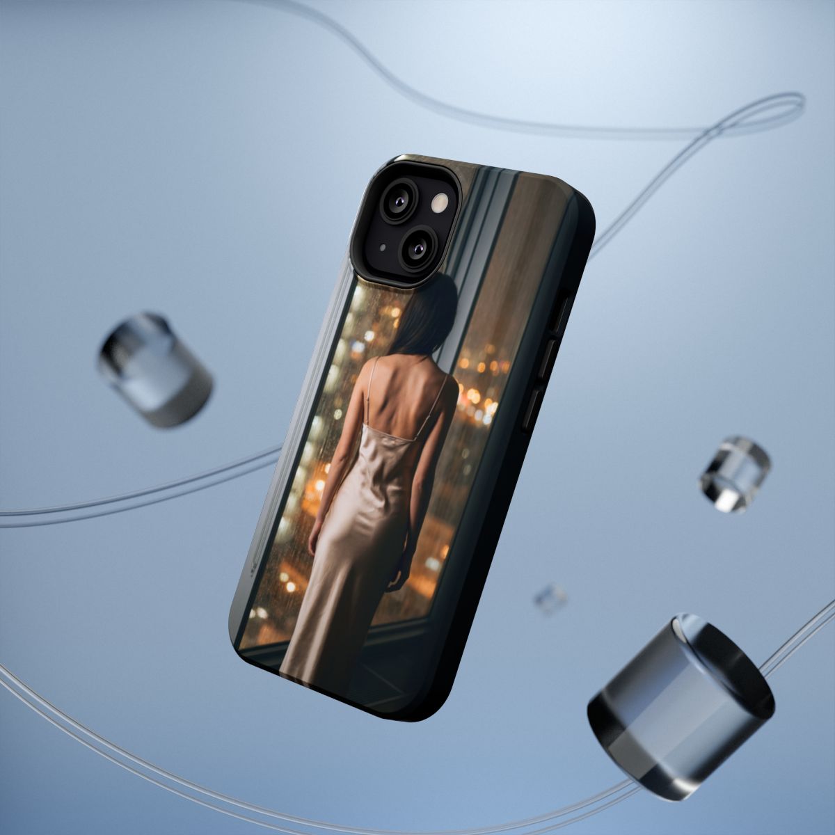 Impact-Resistant Cases - Tough Phone Case - Rainy Windows...— sizes part 1/2