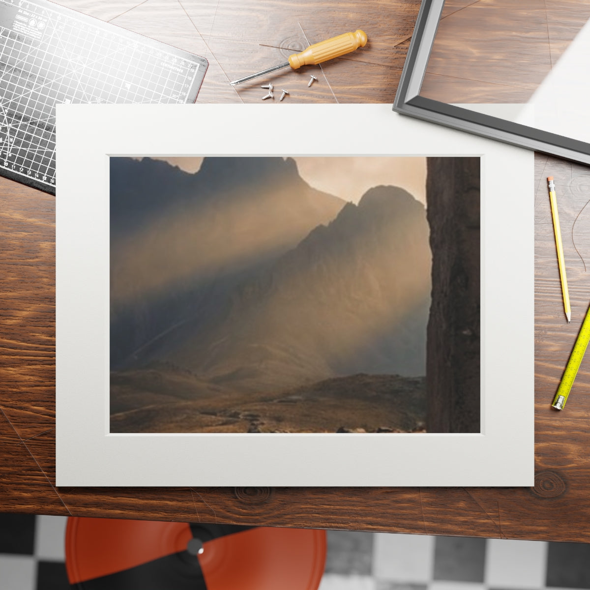 Fine Art Prints - Mystic Monolith Ancient Persian Mountain...