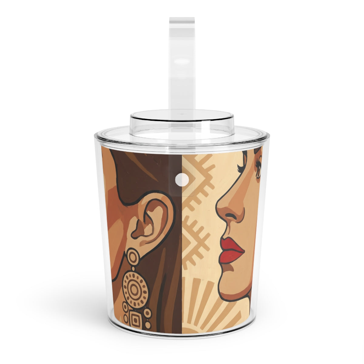 Ice Bucket with Tongs - Desert Solitude Boho | Echovira...