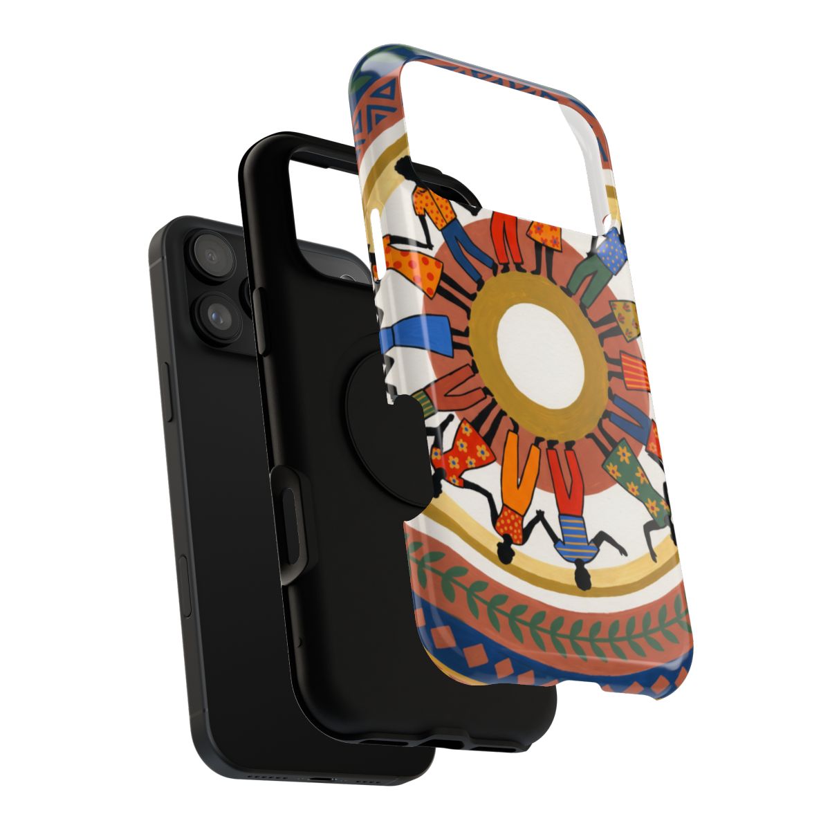 Impact-Resistant Case - Unity Mandala Folk Art