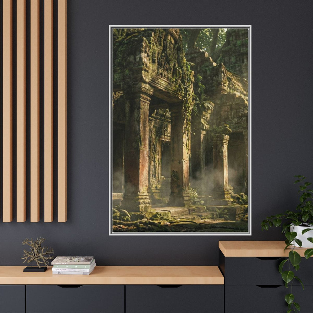Matte Canvas Framed - Ancient Sanctuary (8×10, 9×12, 11×14...