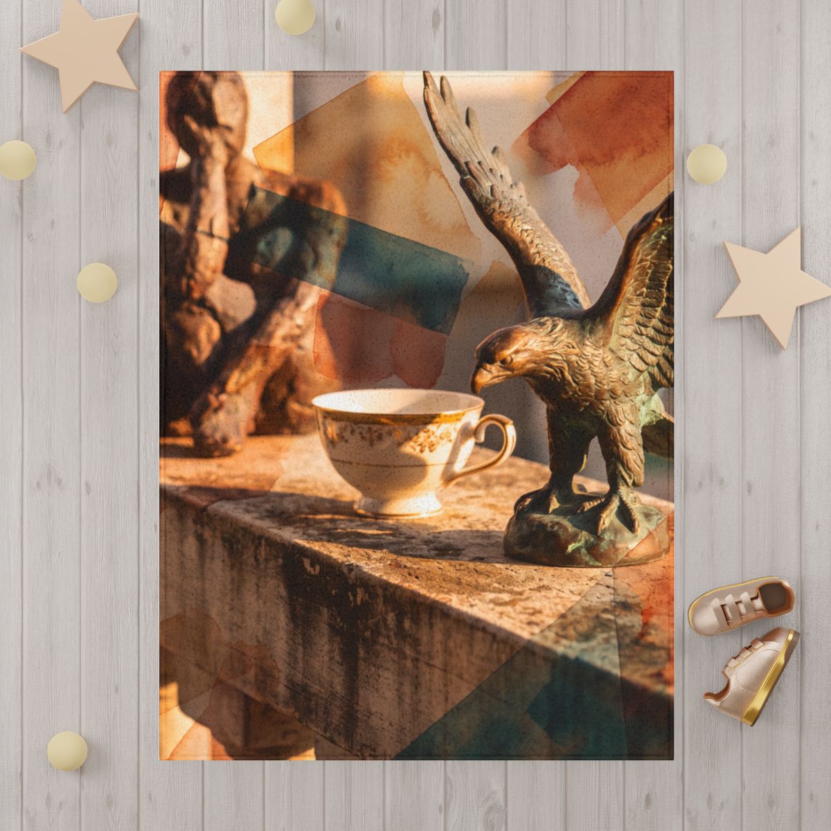 Classical Bronze Toddler Blanket