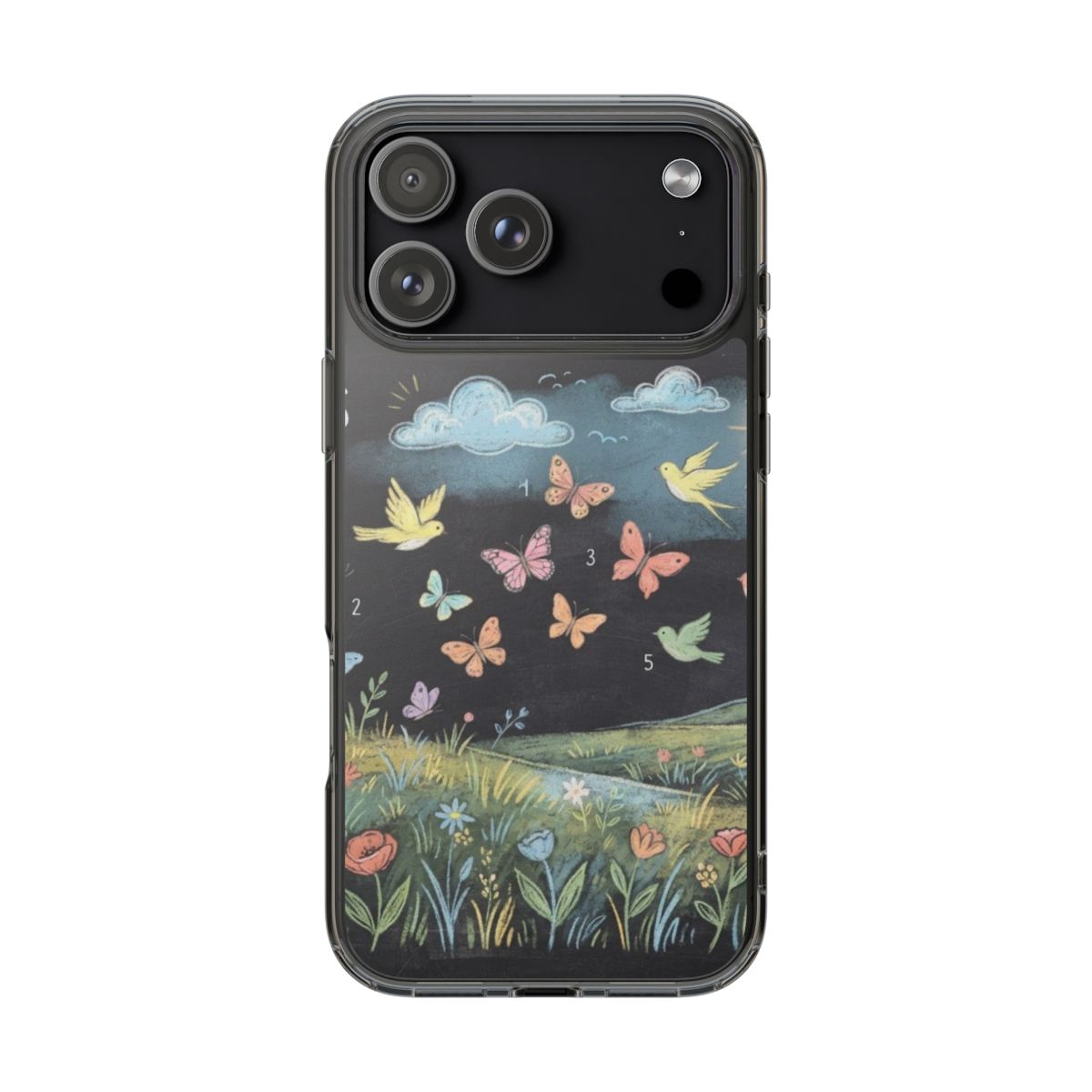 Clear Impact-Resistant Cases - Clear Phone Case - Meadow......