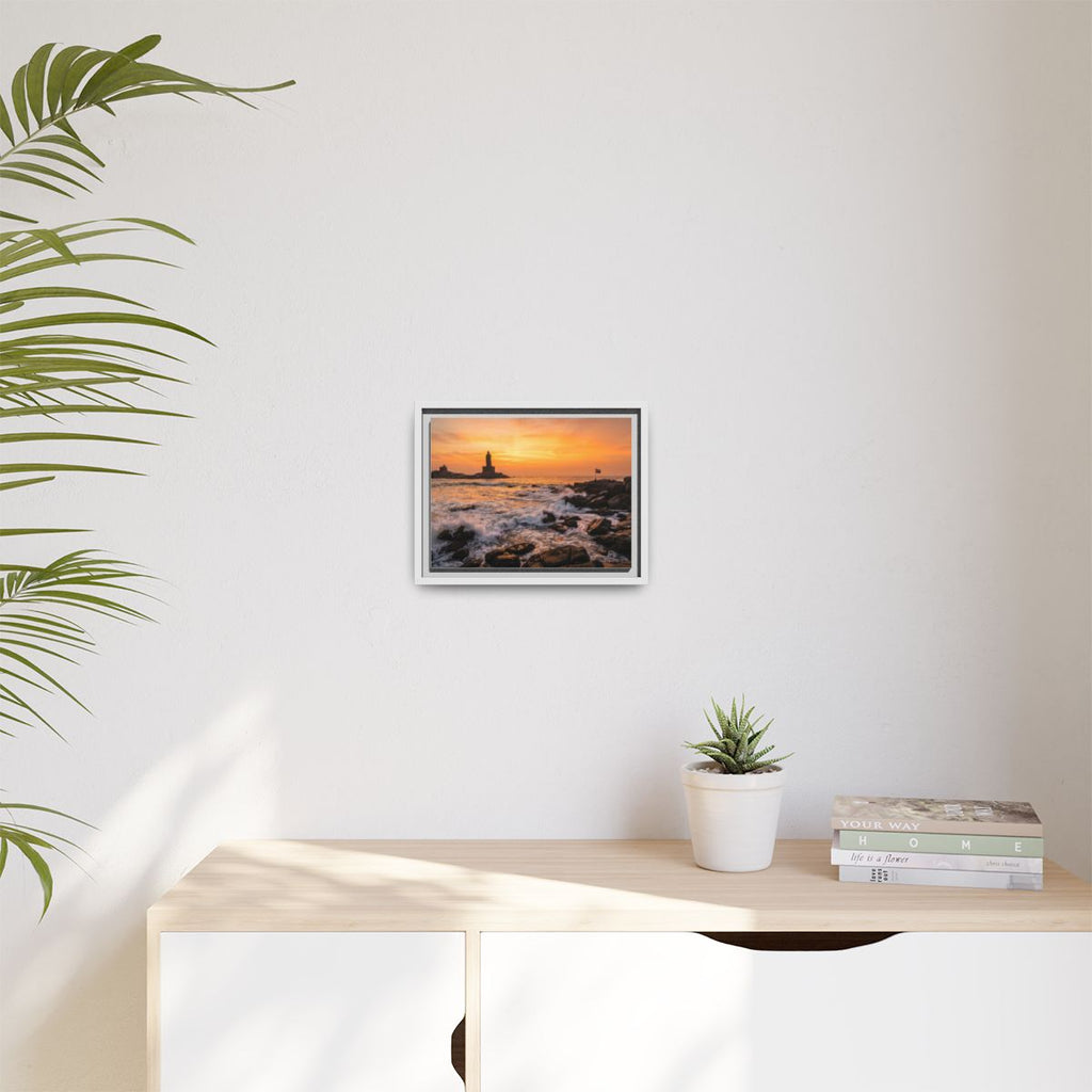 Framed Matte Canvas - Majestic Golden Coast