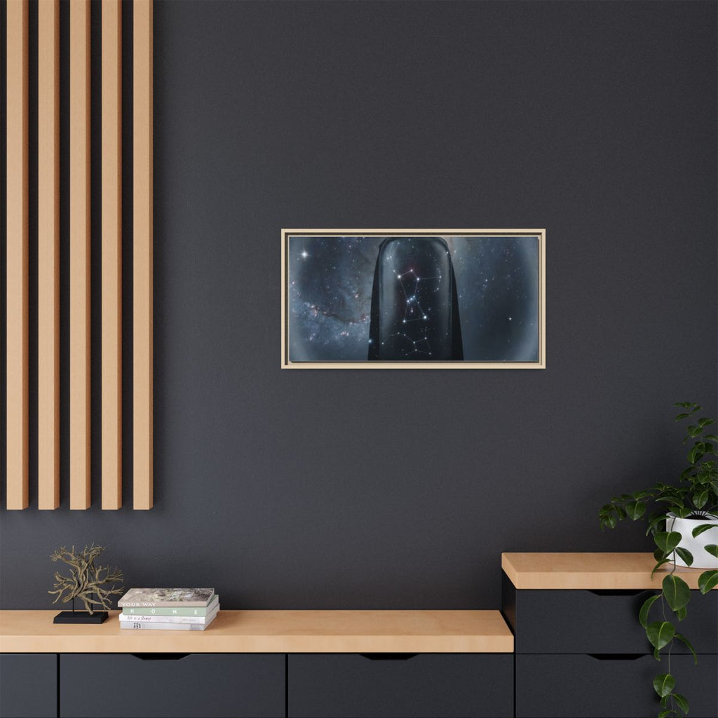 Framed Matte Canvas - Cosmic Sentinel — Natural / 1.25"... |...