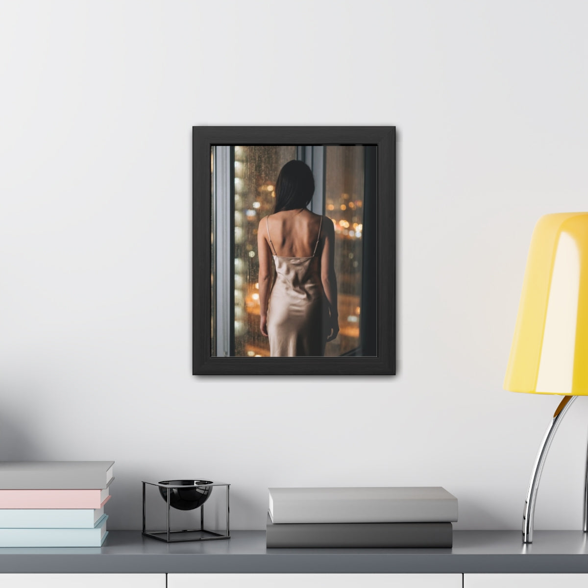 Framed Poster - Rainscape Silhouette — Portrait (8×12, 9×11...