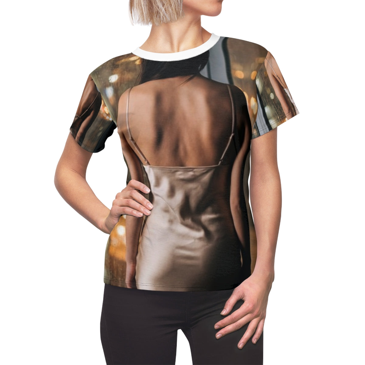 Women's Cut & Sew Tee - Rainscape Silhouette | Echovira...