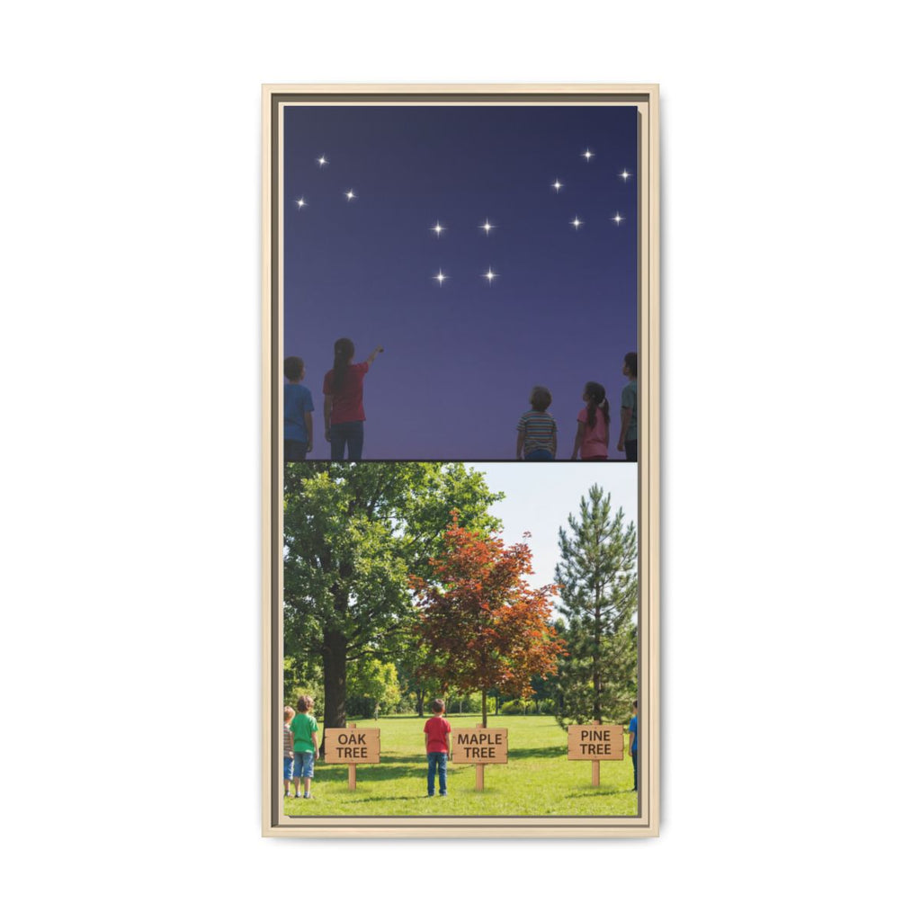 Framed Matte Canvas - Discovery — Natural / 1.25"