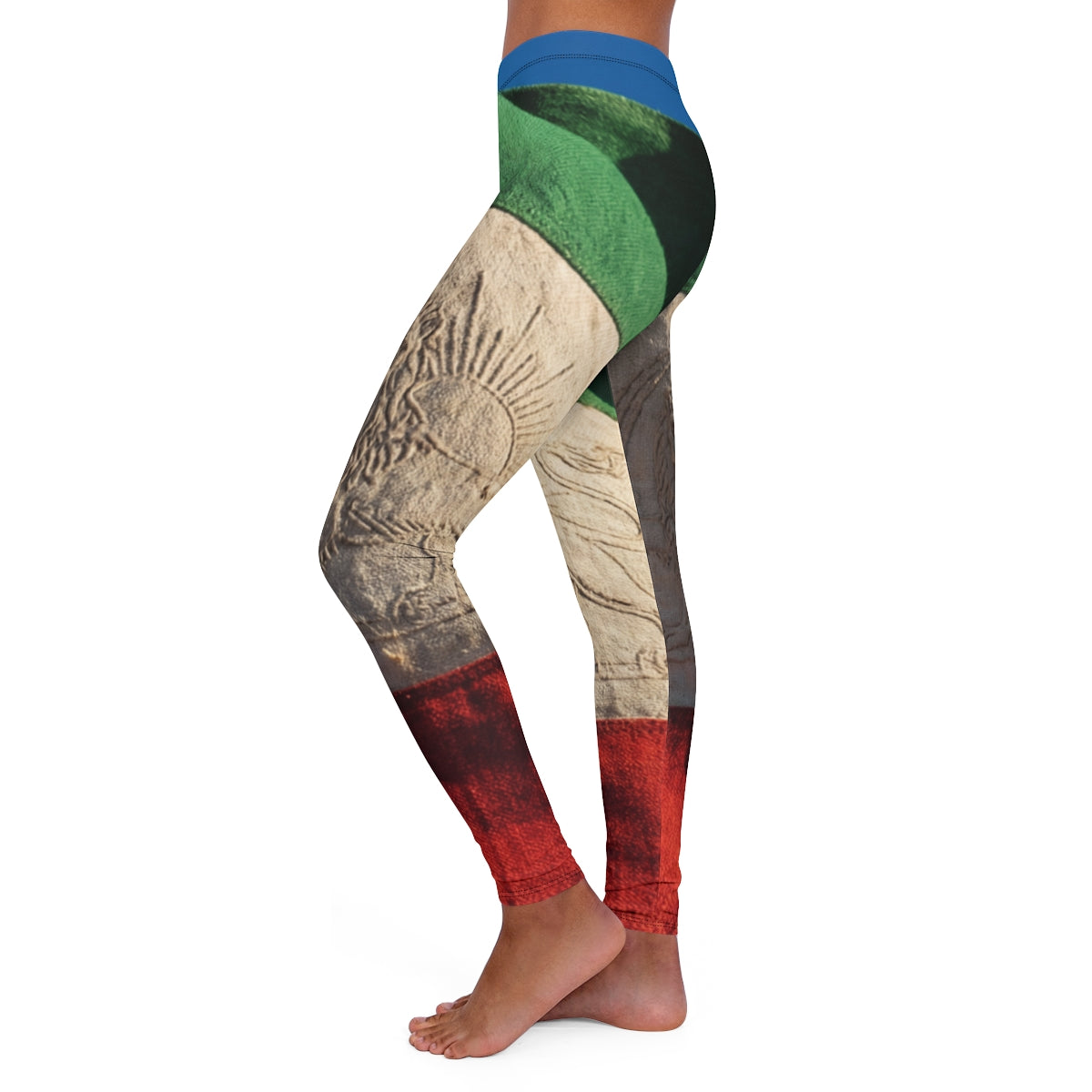 Women's Spandex Leggings - Flag