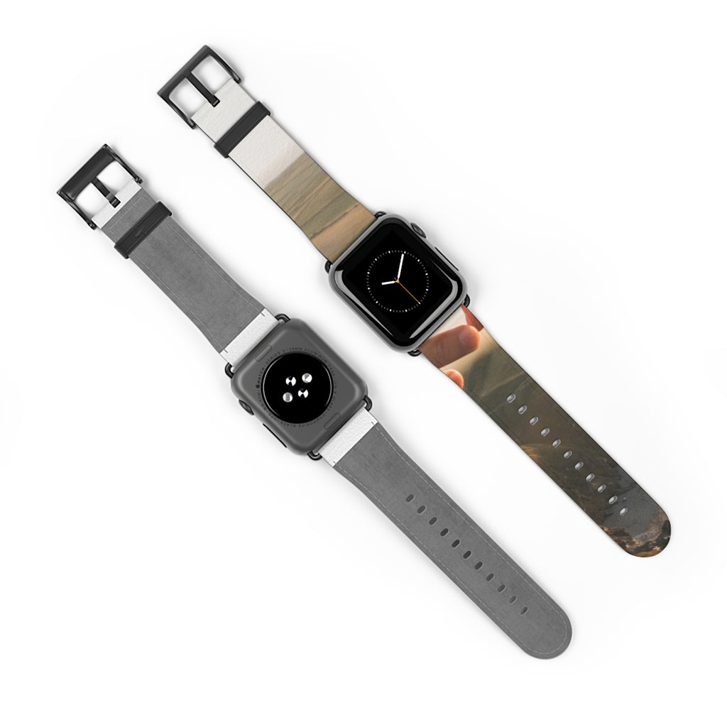 Apple Watch Band - The Infinite Touch | Ethereal Coastal Art...
