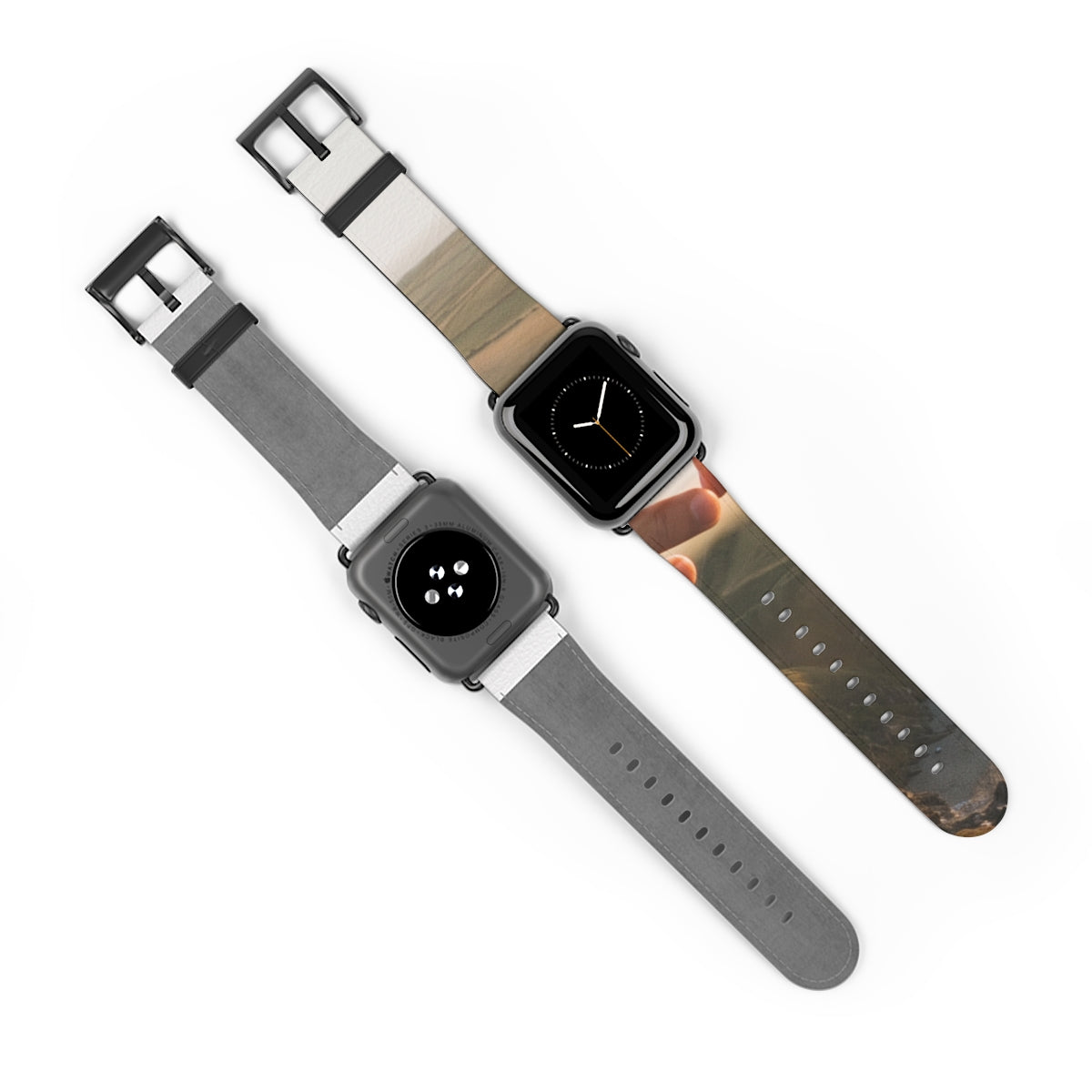 Apple Watch Band - The Infinite Touch | Ethereal Coastal Art...